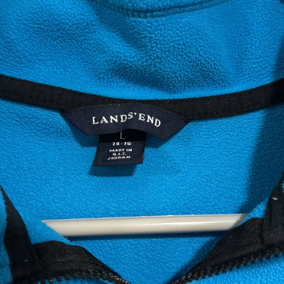 Lands End Womens Fleece Quarter Zip Size Large - Picture 4 of 5